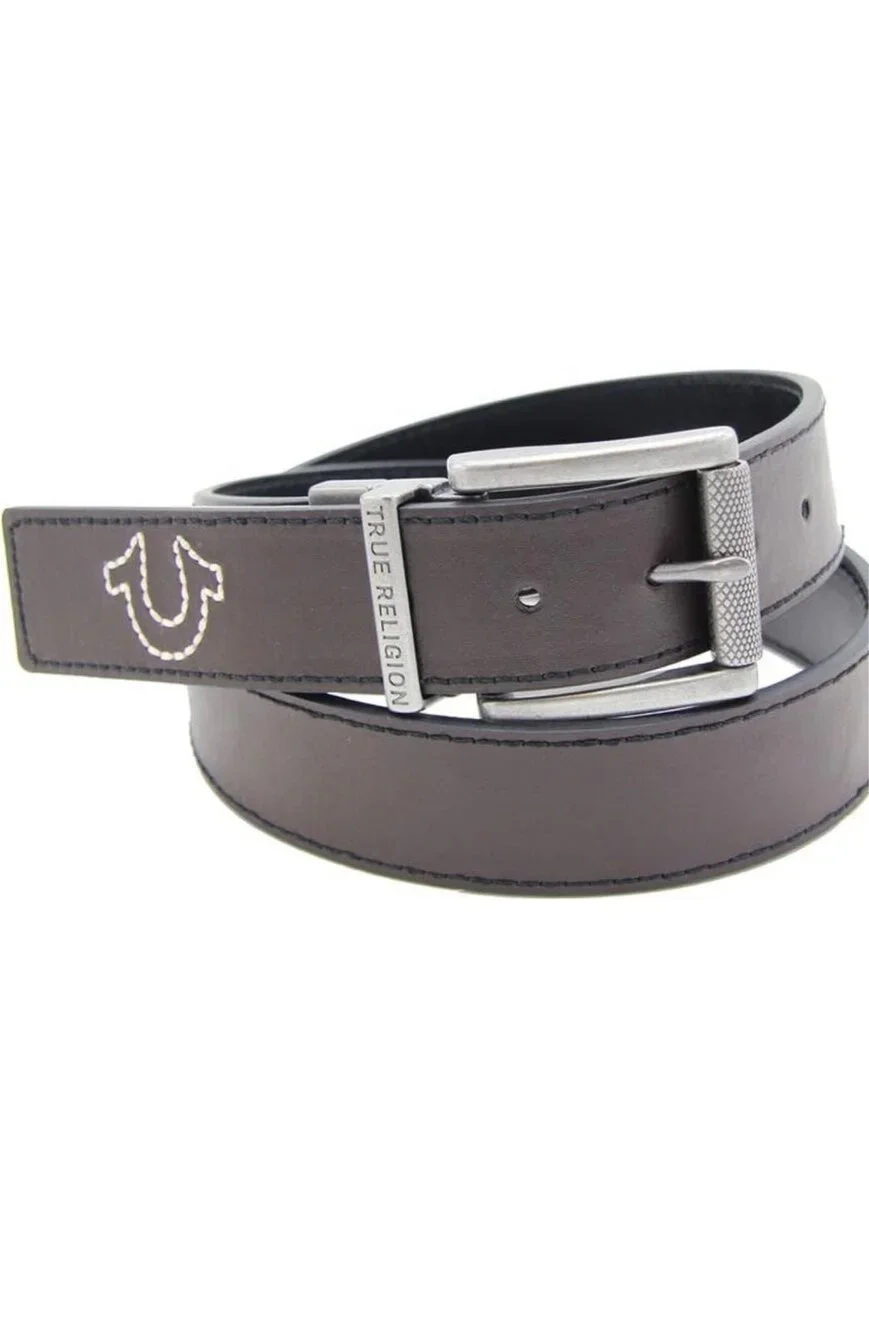 NWT❤️True Religion Reversible Lumin Roller Belt sz44